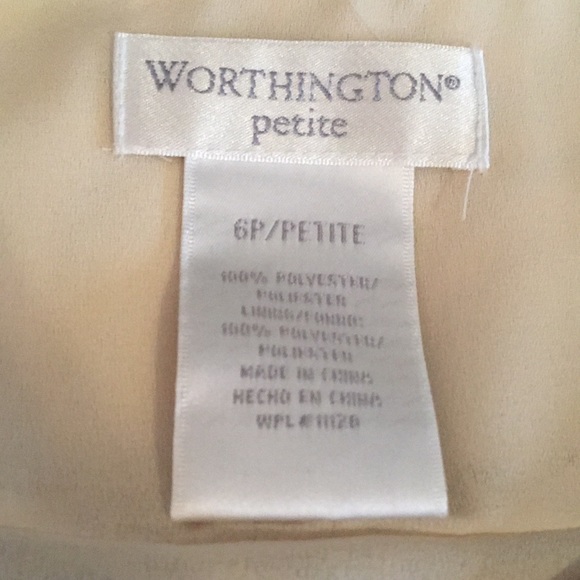 WORTHINGTON floral print lined skirt 6P - Picture 3 of 6